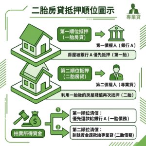 二胎房貸抵押順位